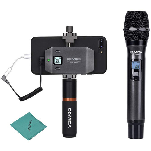 Comica UHF 1-Trigger-2 Flexible Mini Wireless Microphone