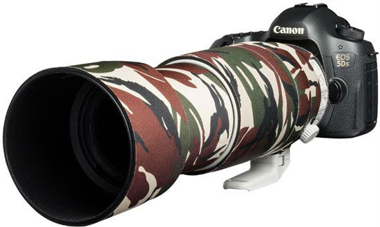 easyCover Lens Oak voor Canon EF 100-400mm f/4.5-5.6L IS II USM Green Camouflage