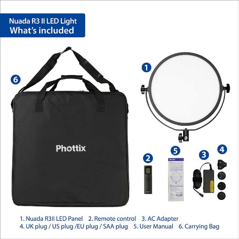 Phottix Nuada R3 II Video LED light - Kamera Express