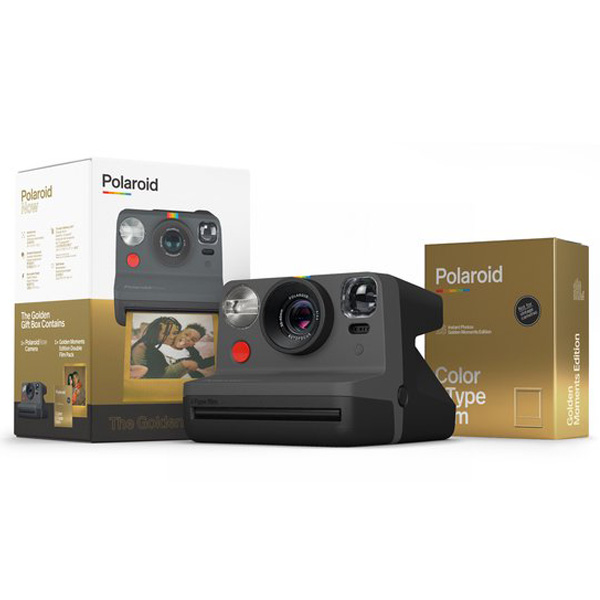 Polaroid Now Black Everything Box - Golden Moments Edition - Generation 2