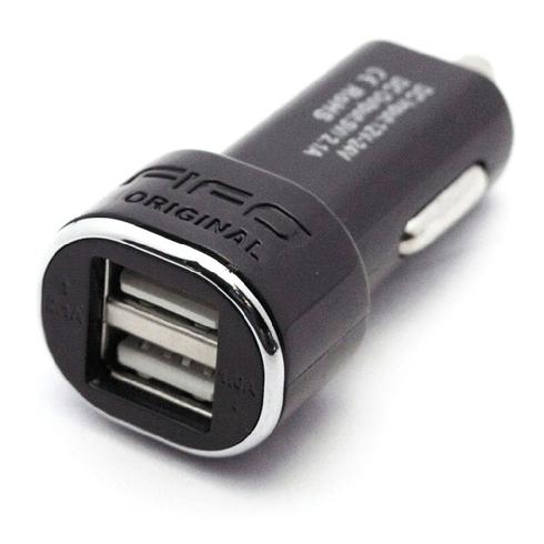 Herstellen cabine schroef FIFO Dubbele USB autolader zwart (geen kabel) (47205) - Kamera Express