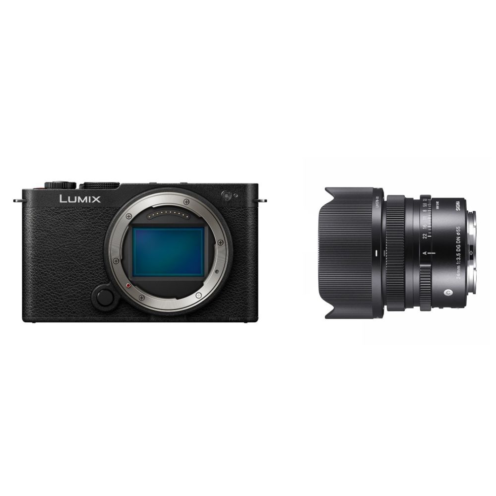 Panasonic Lumix S9 Body Jet Black + Sigma 24mm F/3.5 DG DN Contemporary L-mount