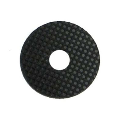 Caruba rubber dekplaat (25 mm) - met 3/8" uitsparing