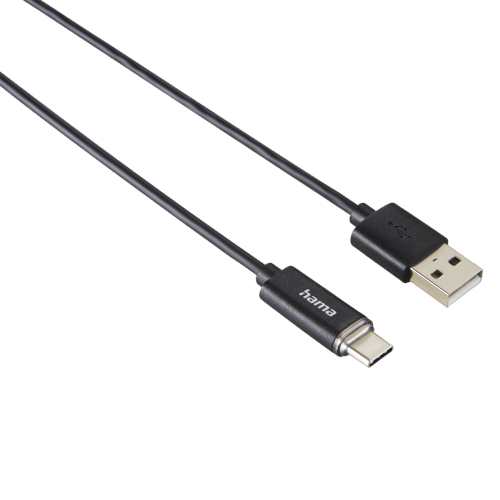 Hama USB Laadkabel Type-C 1m zwart
