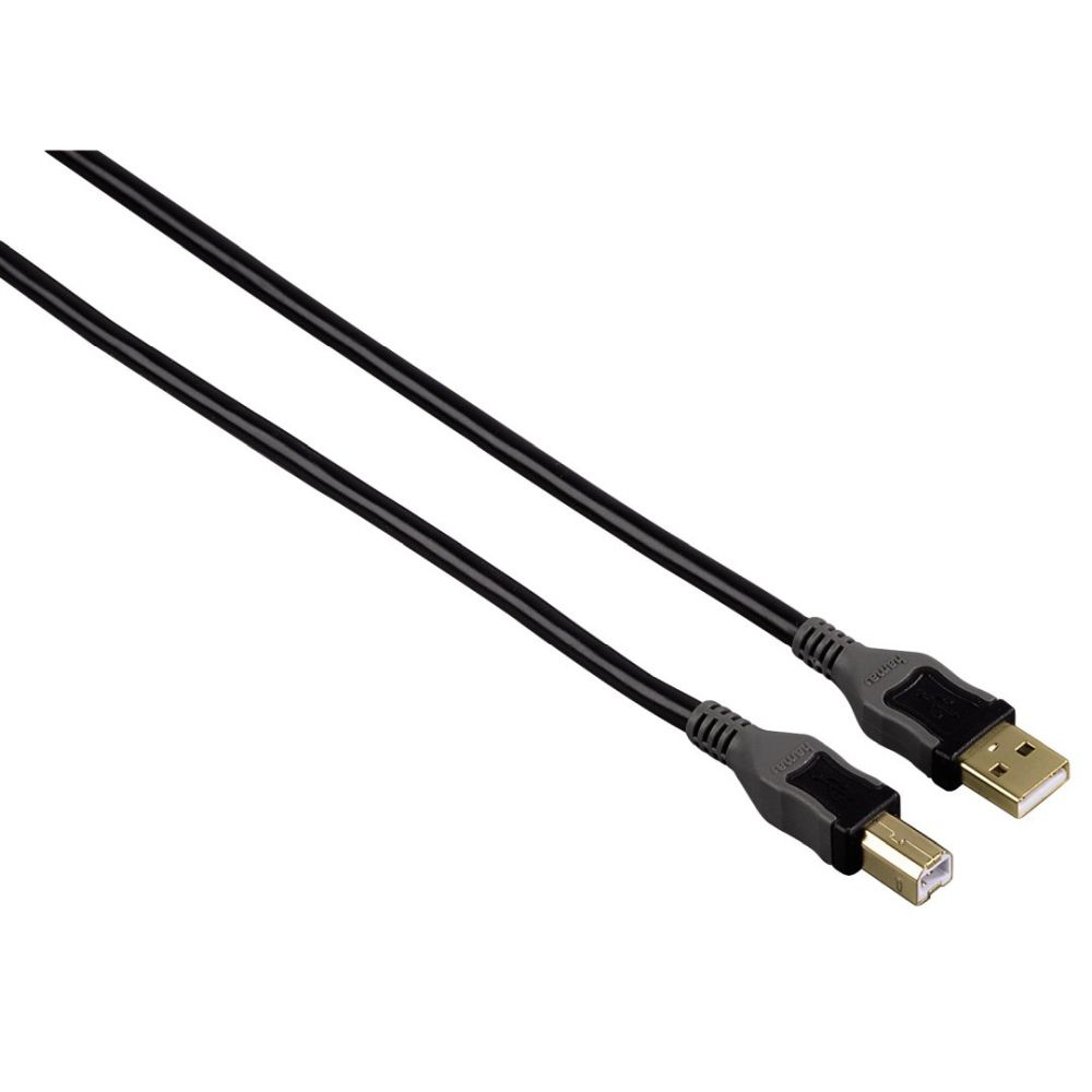 Hama kabel USB 2.0 goud 5m (75046773)