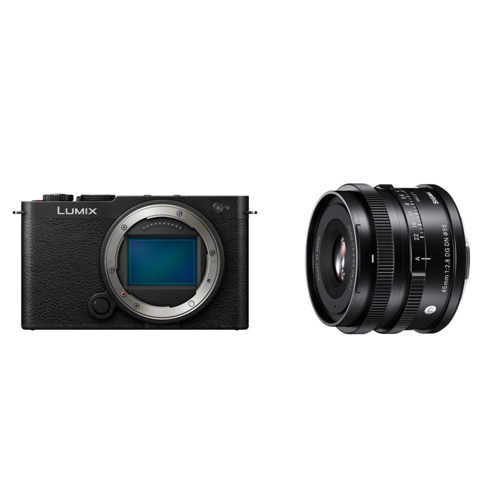 Panasonic Lumix S9 Body Jet Black + Sigma 45mm F/2.8 DG DN Contemporary L-mount