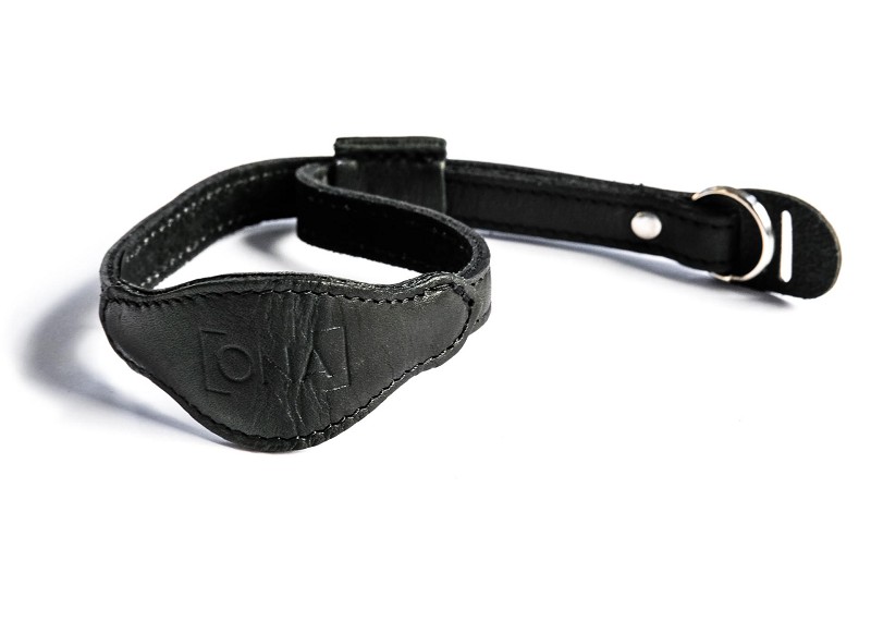 ONA The Kyoto Wrist Strap Black Leather