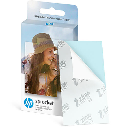 HP Sprocket Photo - imprimante - couleur - zinc - avec Papier