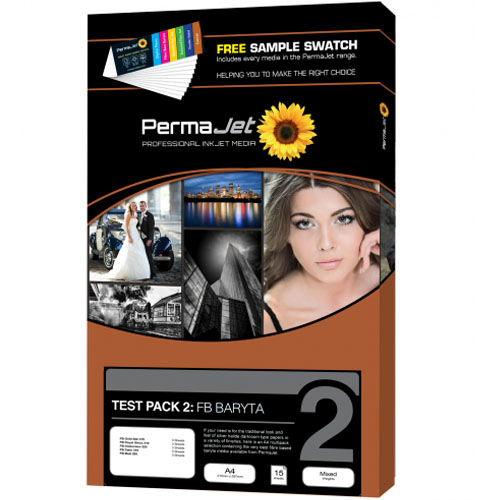 PermaJet PJ20046 FB Baryta Test Pack A4 15 vel