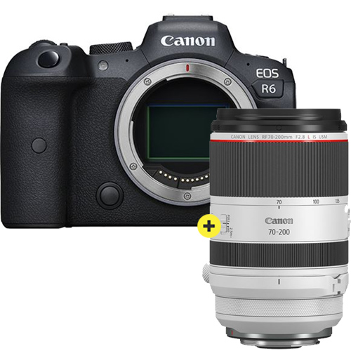 Canon EOS R6 body + RF 70-200mm F/2.8 L IS USM