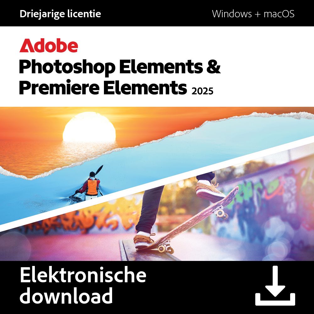 Adobe Photoshop & Premiere Elements 2025 - digitale licentie