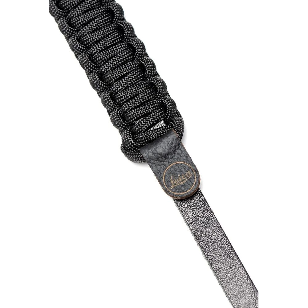 Leica 18893 Paracord belt made by COOPH black/black 100 cm