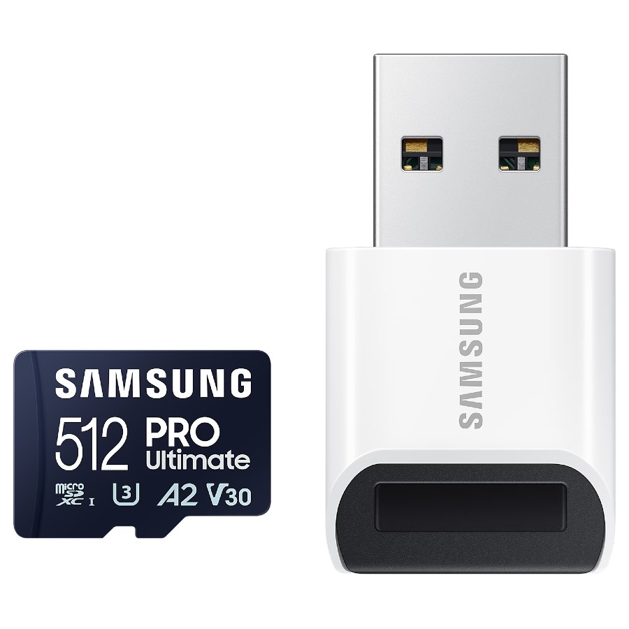 Samsung microSD PRO Ultimate - microSDXC-geheugenkaart – 512GB – Met Kaartlezer
