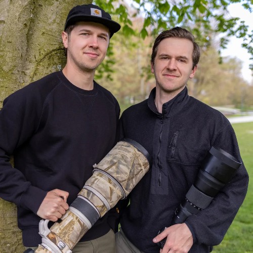 Joren et Casper de Jager sont frères et tous deux photographes animaliers. Ils aiment sortir ensemble pour capturer des animaux sauvages.