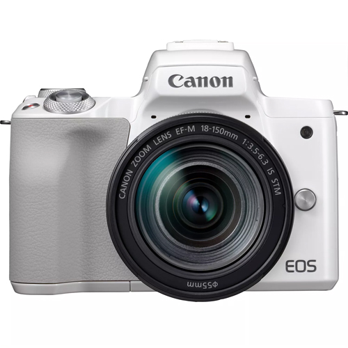 Canon EOS M50 Mark II wit + 18-150 mm IS STM zilver