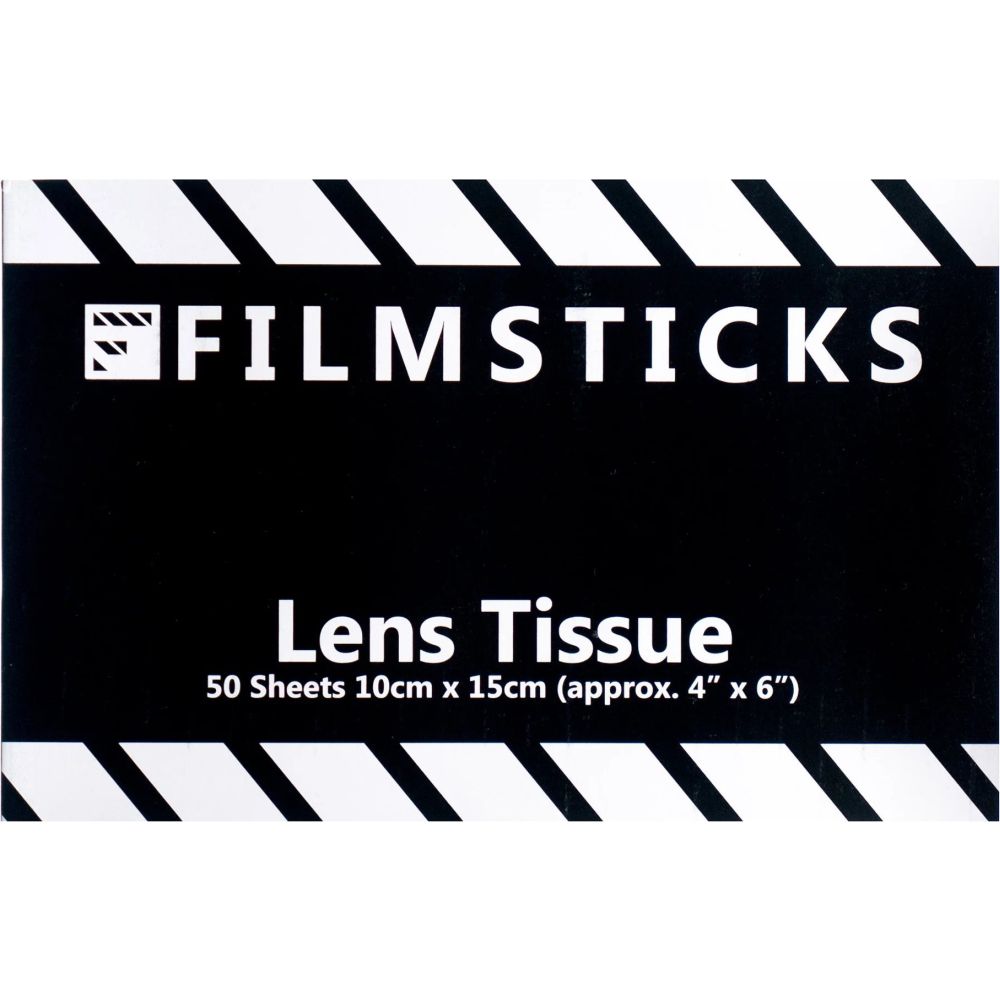 Filmsticks Lens Tissue Disposable pack of 50 sheets FLENSTISSUE50