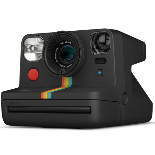 Polaroid Now Autofocus i-Type Instant Camera With Color i-Type Film Black  Camera