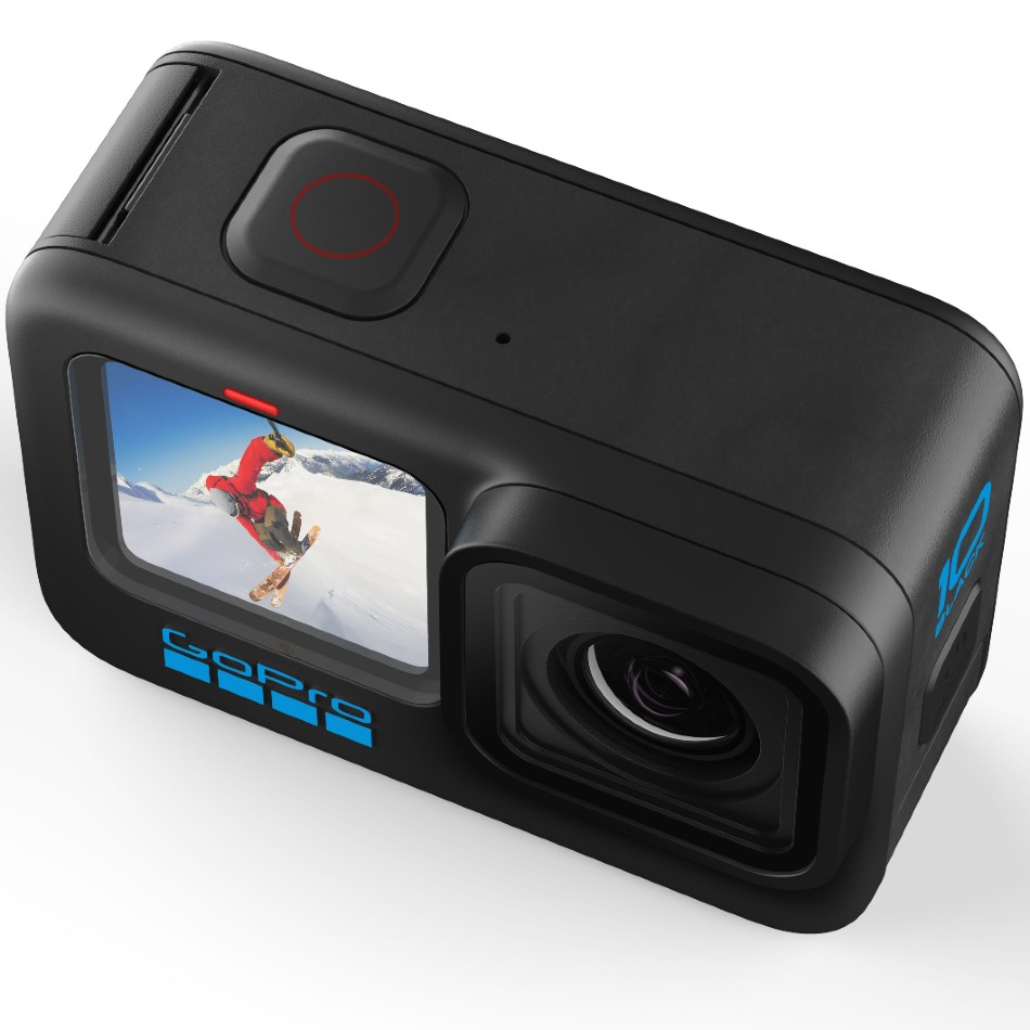 GoPro HERO 10 Black Actioncam - 5K / 60 BpS Caméra sport écran tactile,  WiFi, GPS, Stabilisation d'image, accéléré, rale