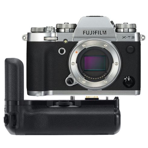 Redding theater Brig Fujifilm X-T3 zilver + VG-XT3 batterij handgrip - Kamera Express