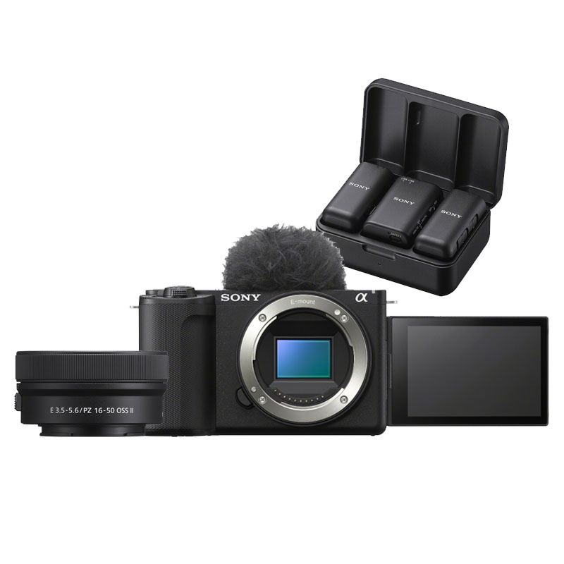 Sony ZV-E10 II + 16-50mm II + ECM-W3 microfoon