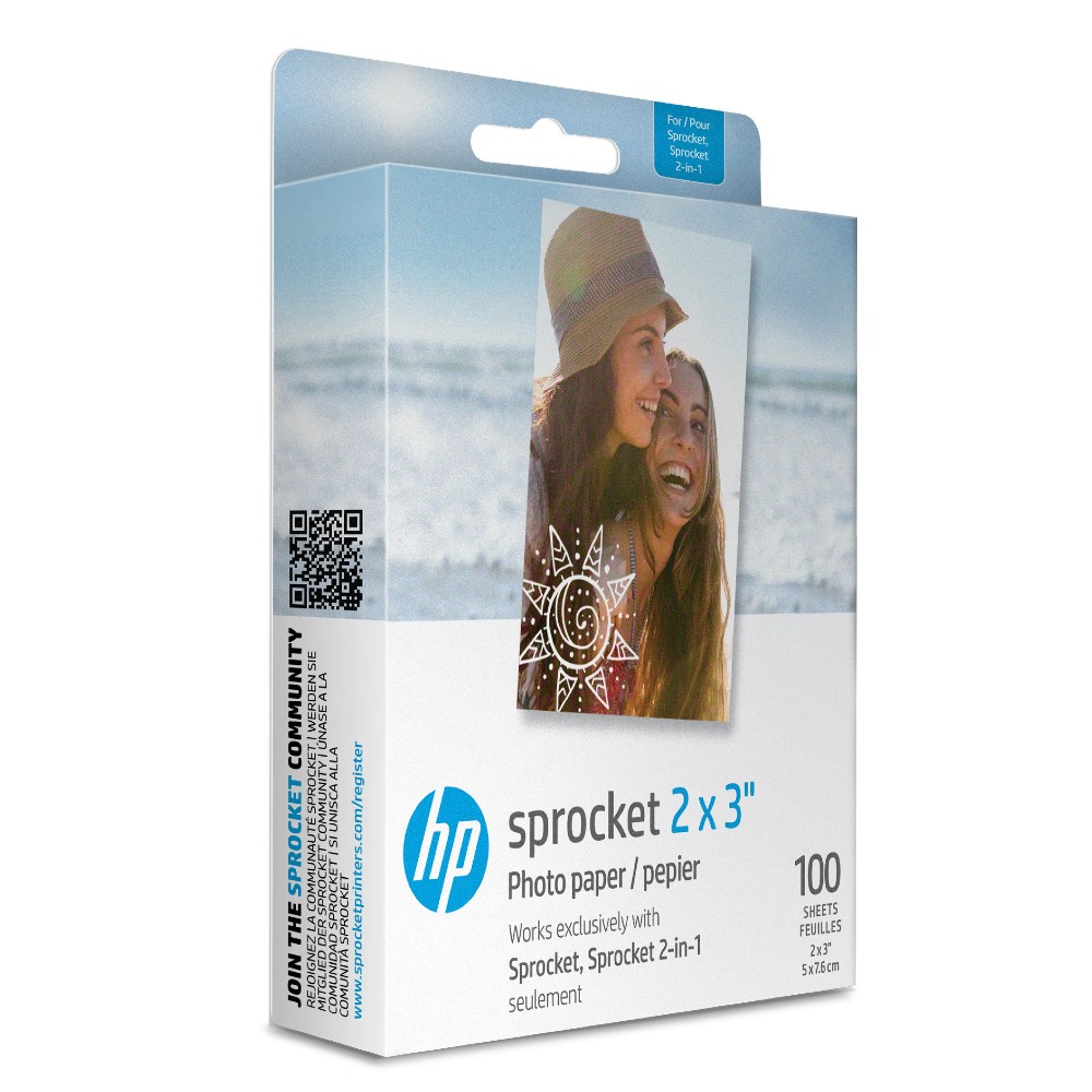 HP ZINK PAPER 100 Pack 2x3