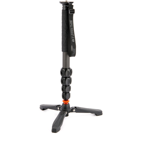 3 Legged Thing Legends Alana Carbon Fibre Monopod with Docz foot stabiliser, darkness