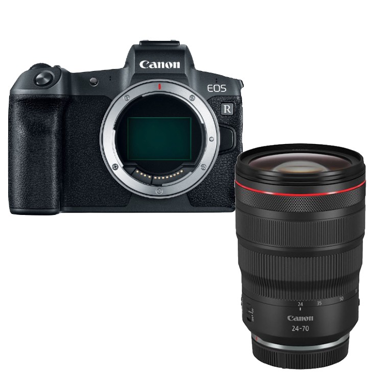 Canon EOS R + RF 24-70mm F/2.8 L IS USM Full Frame Mirrorless Revolution Kit
