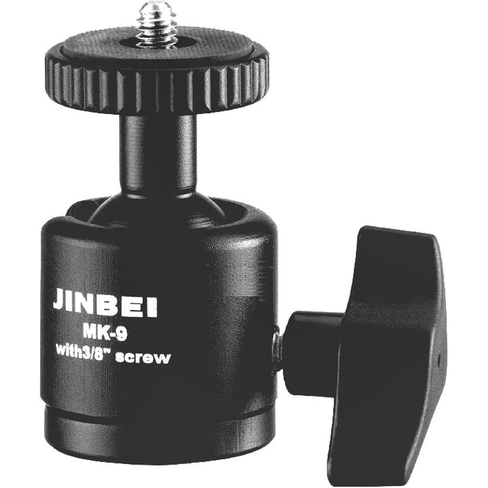 Jinbei MK-9 Camera ball head mount with 3/8" button
