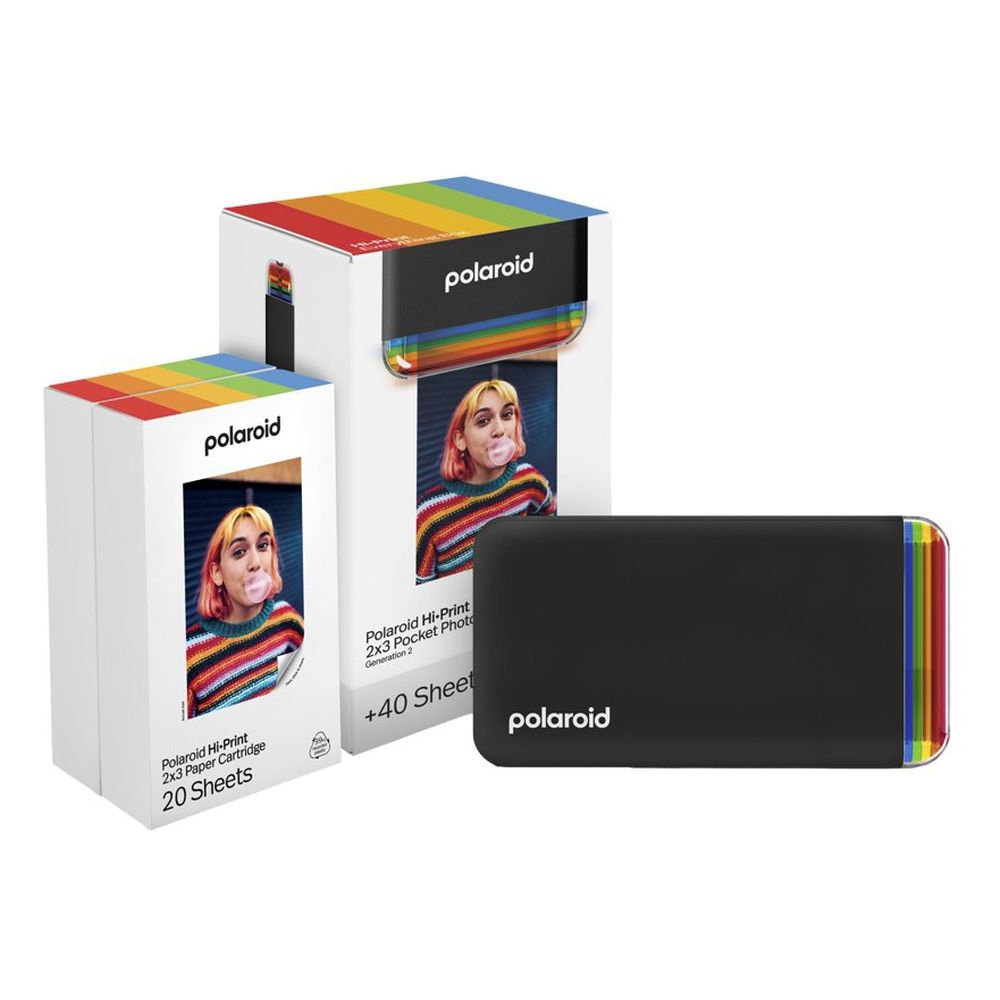 Polaroid Everything Box Hi-Print 2x3 Gen 2 - Black - met 40 stuks fotopapier