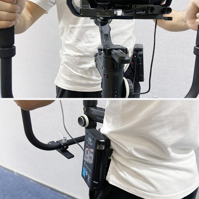 Appareil photo Sangle de ceinture Strap Adaptateur pour DJI OSMO POCKET  GOPRO noir