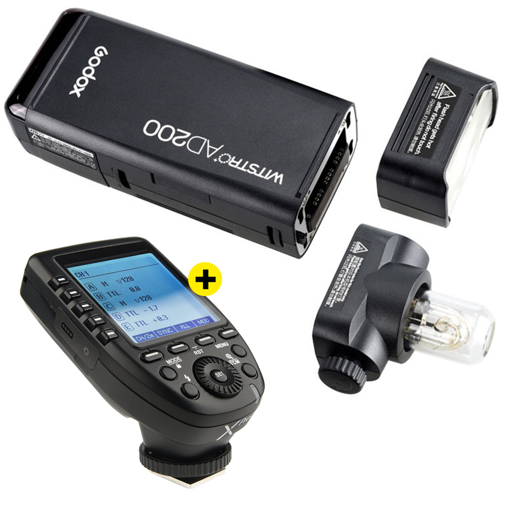Godox Witstro AD200 + X Pro-S Transmitter voor Sony
