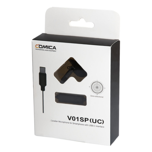 Comica Lavalier Microphone for Smartphone with USB-C Interface (kabel 4,5  meter) - Kamera Express