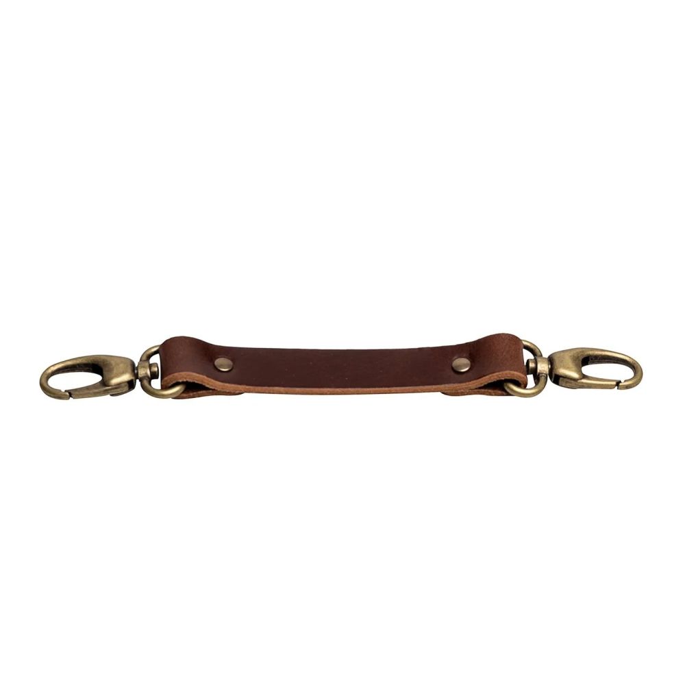 The Hantler Chest strap Brandy / Brass, large 33cm