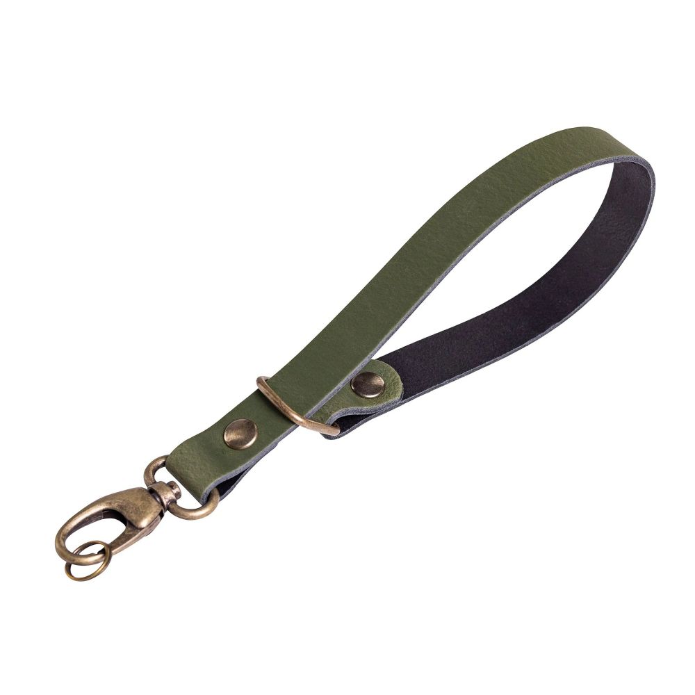 The Hantler Wrist strap Army green / Old silver
