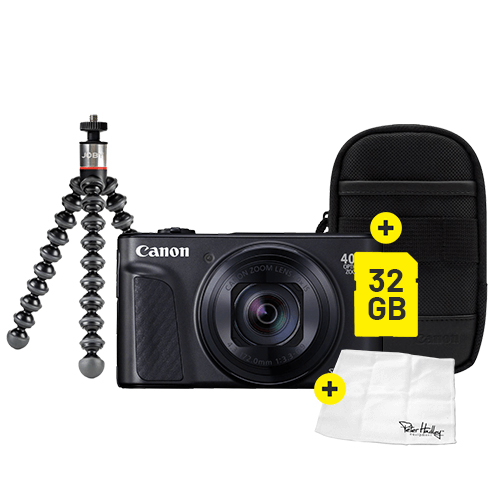 Canon Powershot SX740 HS Starter Vlogkit zwart