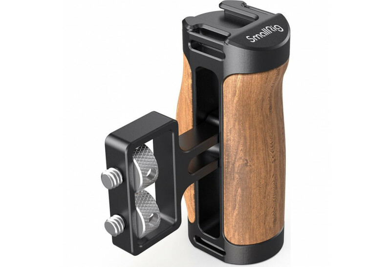 SmallRig 2913 Wooden Mini Side Handle (1/4”-20 Screws)