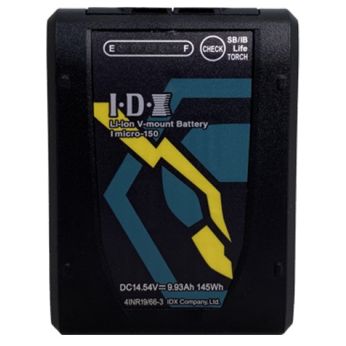 Vocas IDX IMICRO-150 145Wh micro V-Mount battery with Digital Data