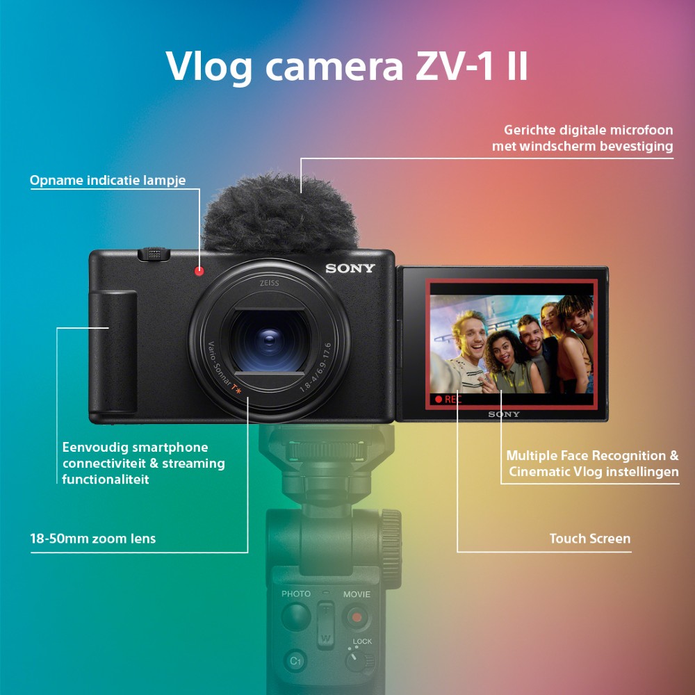 Sony ZV-1 II Vlogging Camera with New Zoom Lens Introduced