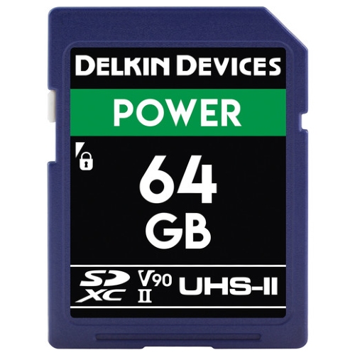 Delkin POWER UHS-II (V90) SD Memory Card 64GB