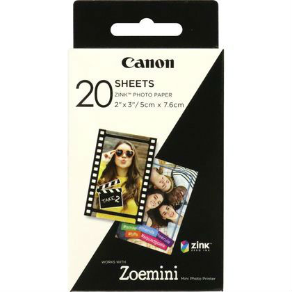 Canon Zoemini fotopapier 2x3inch ZINK PAPER ZP-2030 20 SHEETS - Kamera