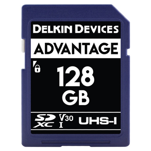 Delkin ADVANTAGE UHS-I (V30) SD Memory Card 128GB
