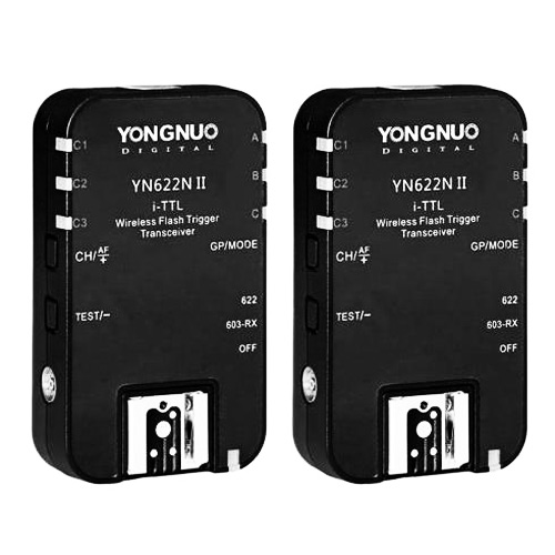 Yongnuo YN-622NII wireless TTL flash transceivers voor Nikon
