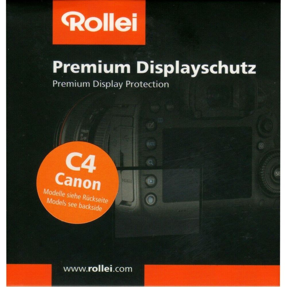 Rollei Premium screenprotector C4 voor EOS 1200D/1300D