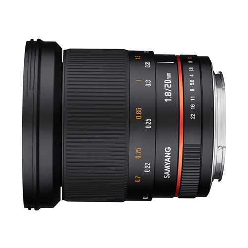 Samyang 20mm F/1.8 ED ASP UMC Pentax K