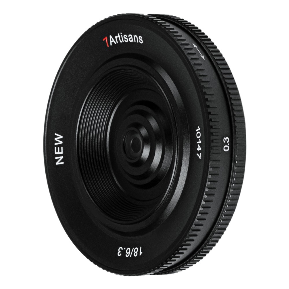 7artisans - Cameralens - 18mm f6.3 MKII voor M43-vatting (Panasonic/Olympus), zwart