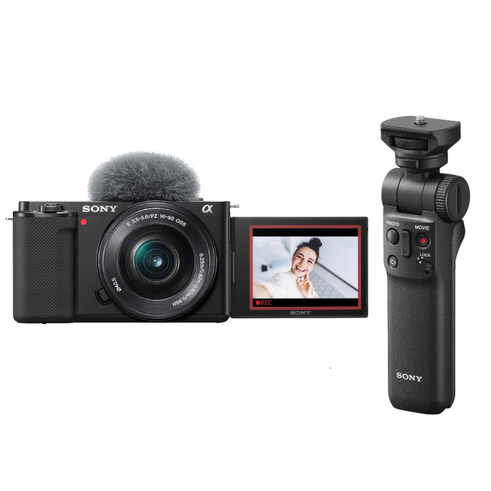 Sony vlog camera ZV-E10+ 16-50mm+ Bluetooth Vlogging Grip GP-VPT2BT