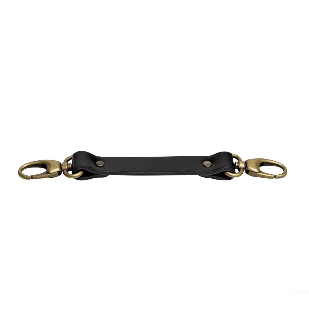 The Hantler Chest strap Black / Brass, large 33cm