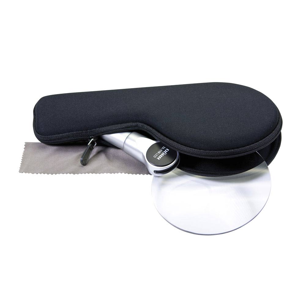 Dorr LED Illuminated Magnifier LL-110 zilver with Bag