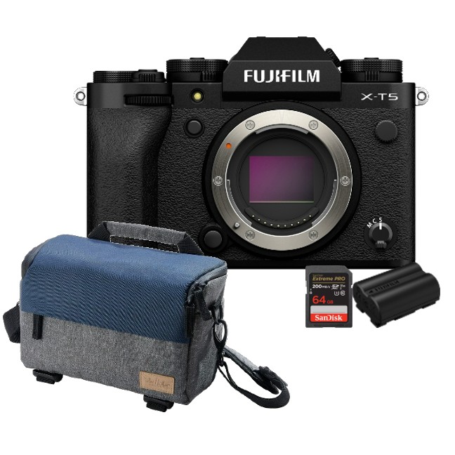 Fujifilm X-T5 zwart Holiday kit