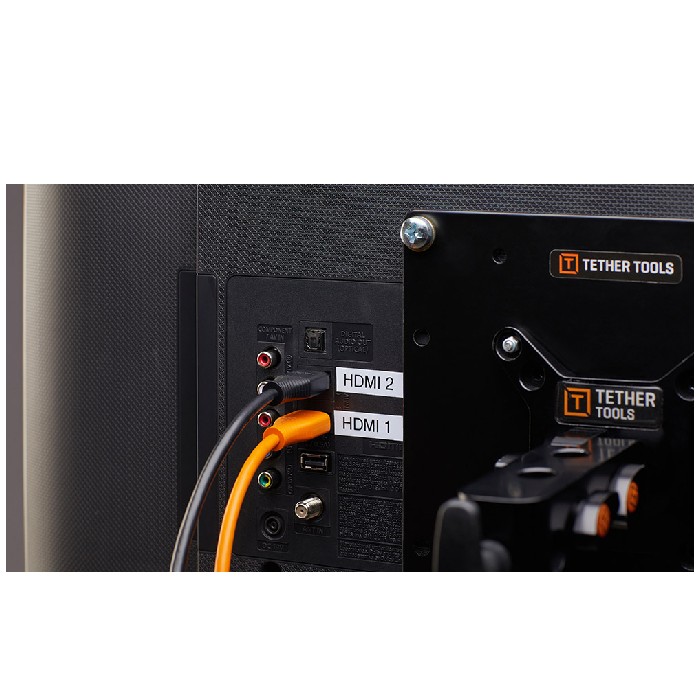 Tether Tools TetherPro HDMI Mini to HDMI 2.0 - 0.3m - Zwart
